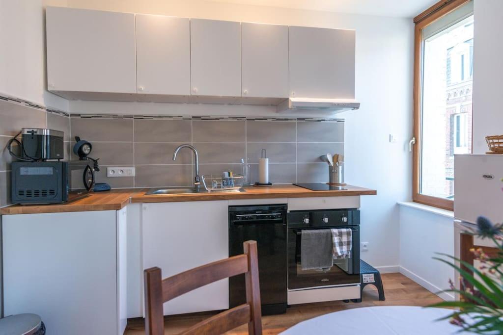 La Petite Marcelle, Appartement & Garage Le Tréport Kültér fotó